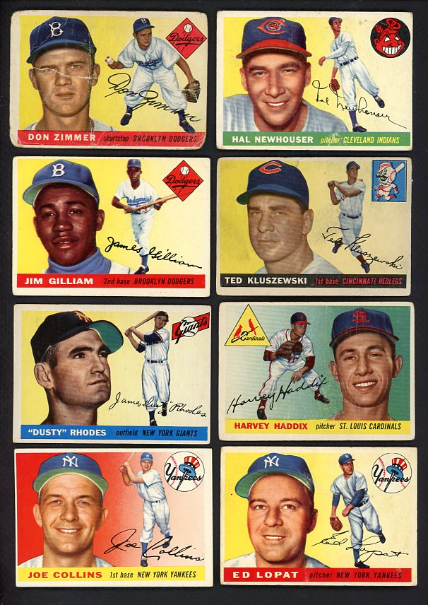 1955 Topps Set Lot 66 Diff Bargain Grade Zimmer Kluszewski 491687