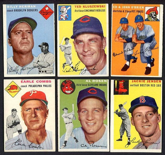 1954 Topps Set Lot 88 Diff VG-EX Kluszewski Wilhelm Rosen 491720