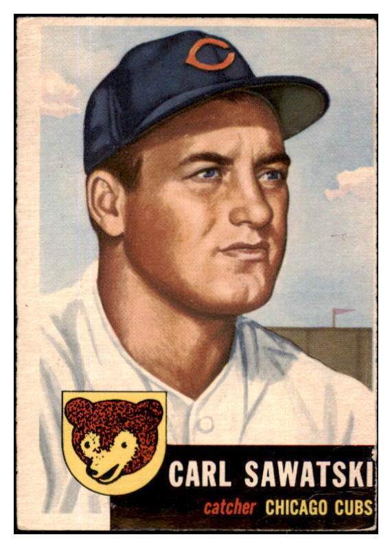 1953 Topps Baseball #202 Carl Sawatski Cubs GD-VG 491753