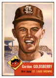 1953 Topps Baseball #200 Gordon Goldsberry Browns EX-MT 491755