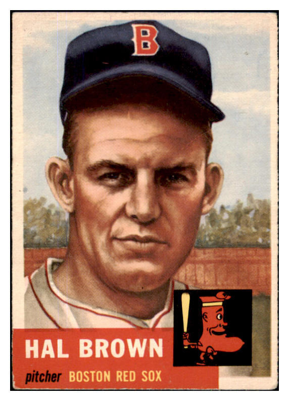 1953 Topps Baseball #184 Hal Brown Red Sox VG-EX 491767