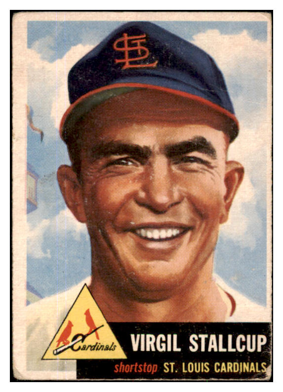 1953 Topps Baseball #180 Virgil Stallcup Cardinals VG-EX 491771