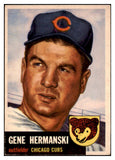 1953 Topps Baseball #179 Gene Hermanski Cubs EX-MT 491772