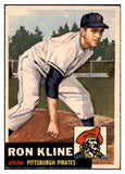 1953 Topps Baseball #175 Ron Kline Pirates VG 491776