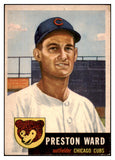 1953 Topps Baseball #173 Preston Ward Cubs EX-MT 491778