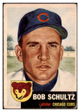 1953 Topps Baseball #144 Bob Schultz Cubs Good 491795