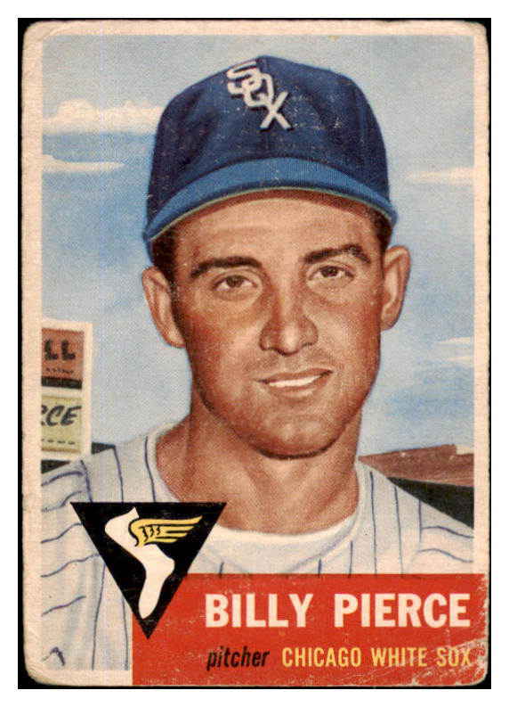 1953 Topps Baseball #143 Billy Pierce White Sox Good 491796