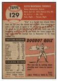 1953 Topps Baseball #129 Keith Thomas A'S VG-EX 491806