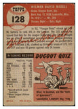 1953 Topps Baseball #128 Wilmer Mizell Cardinals GD-VG 491807