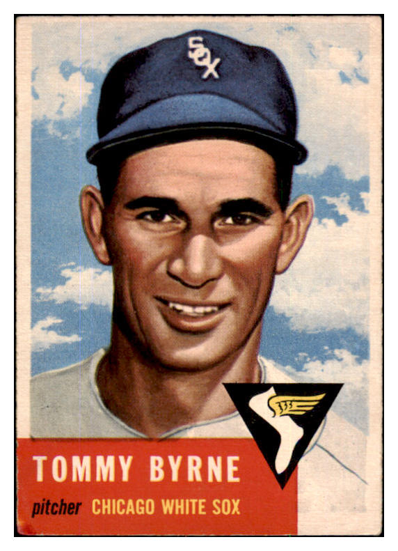 1953 Topps Baseball #123 Tommy Byrne White Sox VG-EX 491809