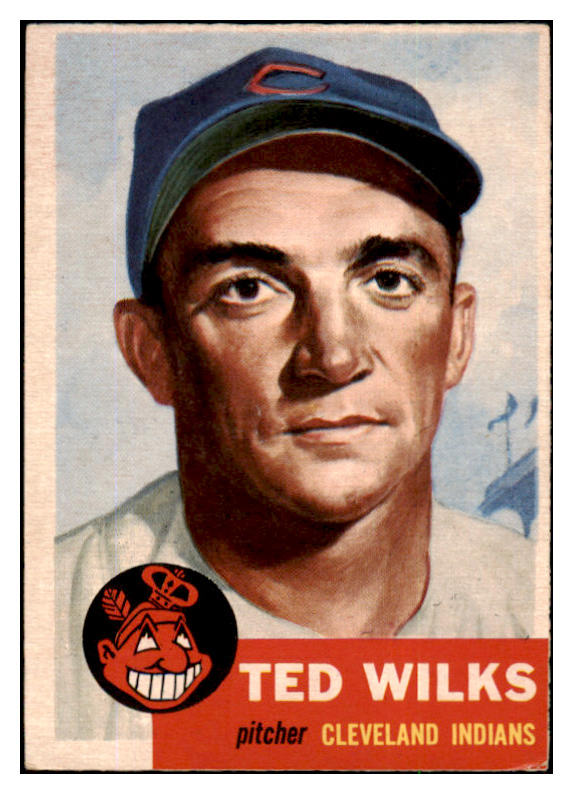 1953 Topps Baseball #101 Ted Wilks Indians VG-EX 491826