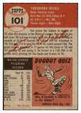 1953 Topps Baseball #101 Ted Wilks Indians VG-EX 491826