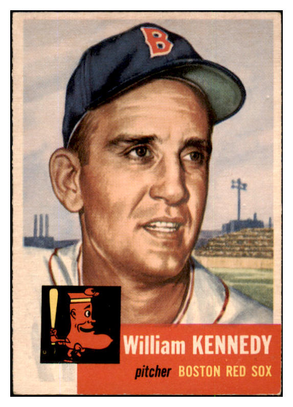 1953 Topps Baseball #094 Bill Kennedy Red Sox VG-EX 491831