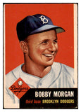 1953 Topps Baseball #085 Bobby Morgan Dodgers VG 491838