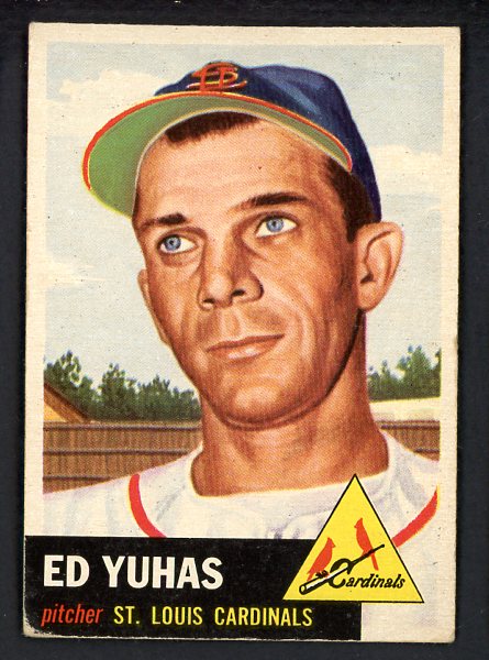1953 Topps Baseball #070 Ed Yuhas Cardinals VG-EX 491846