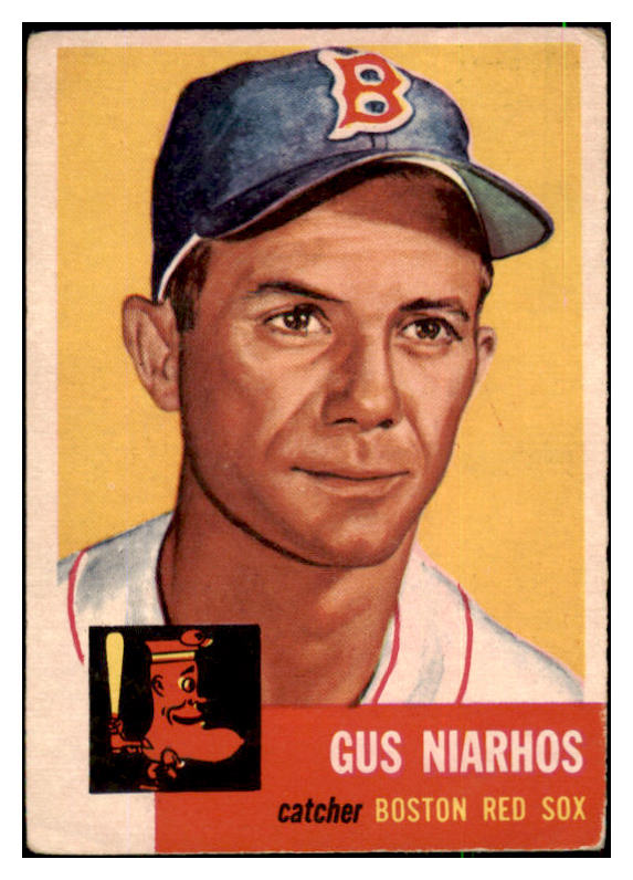 1953 Topps Baseball #063 Gus Niarhos Red Sox VG-EX 491851