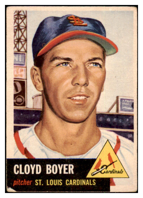 1953 Topps Baseball #060 Cloyd Boyer Cardinals VG-EX 491855