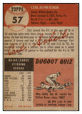 1953 Topps Baseball #057 Carl Scheib A'S EX 491858