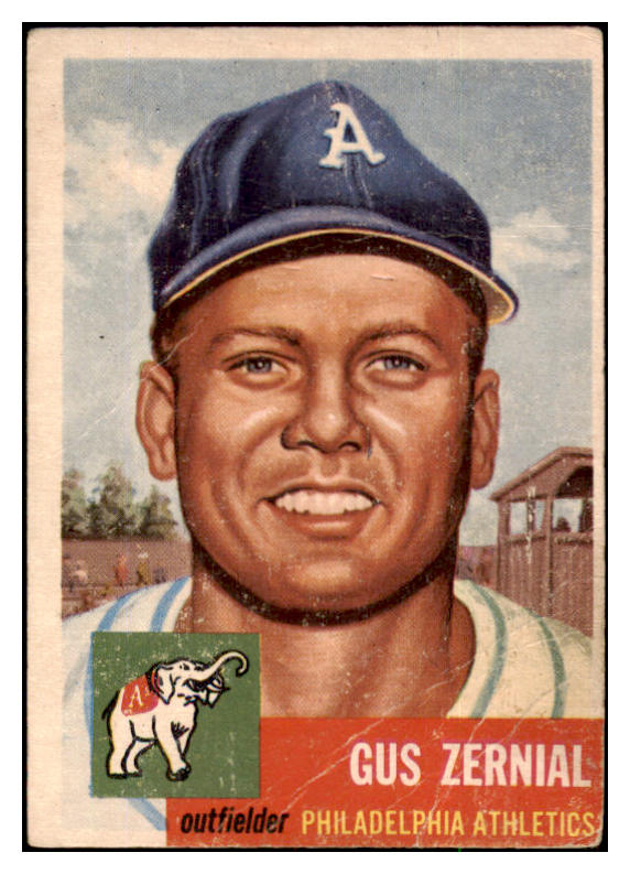 1953 Topps Baseball #042 Gus Zernial A'S FR-GD 491868