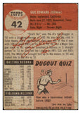 1953 Topps Baseball #042 Gus Zernial A'S FR-GD 491868