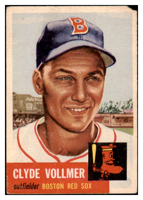 1953 Topps Baseball #032 Clyde Vollmer Red Sox FR-GD 491873