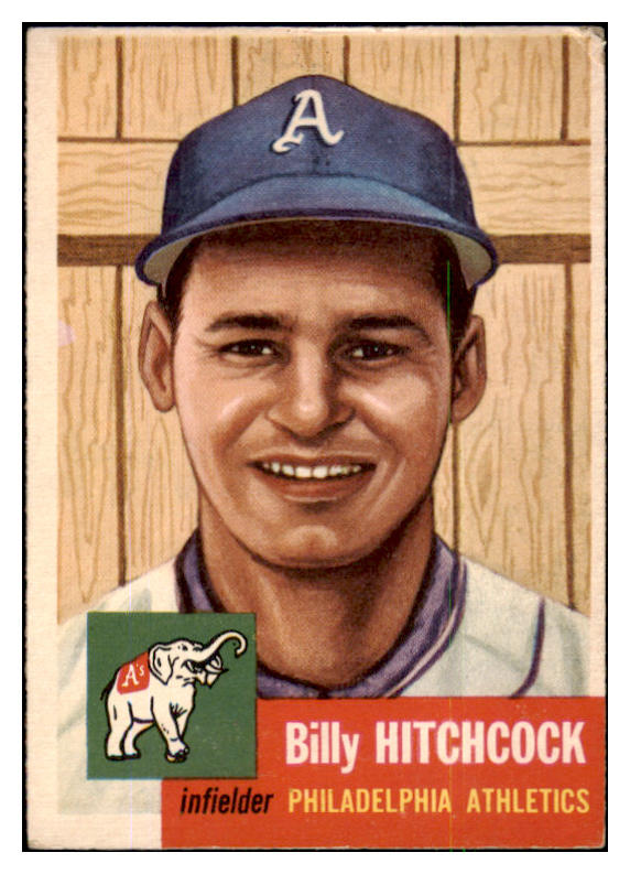 1953 Topps Baseball #017 Billy Hitchcock A'S GD-VG 491884