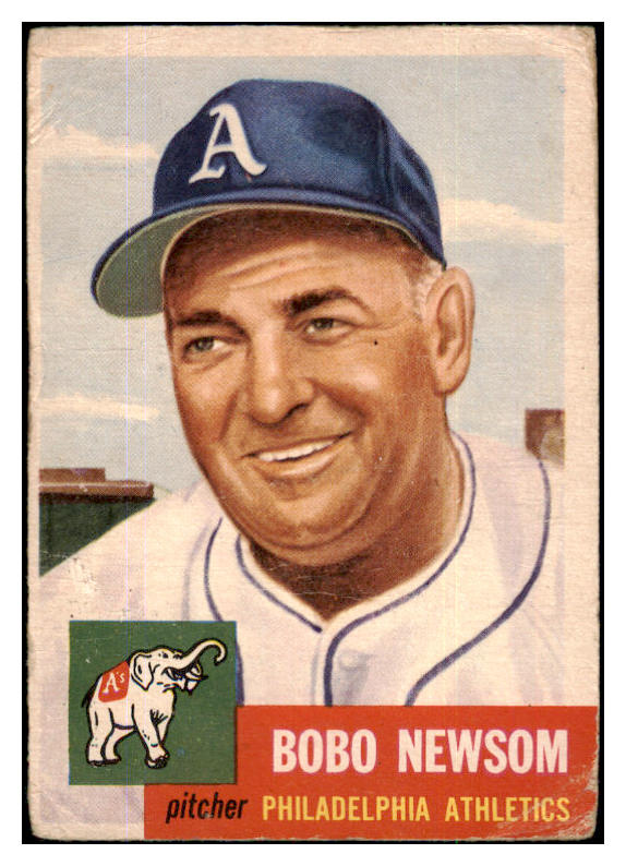 1953 Topps Baseball #015 Bobo Newsom A'S FR-GD 491885