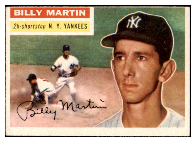 1956 Topps Baseball #181 Billy Martin Yankees VG-EX 491894