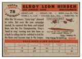 1956 Topps Football #078 Elroy Hirsch Rams NR-MT 491902
