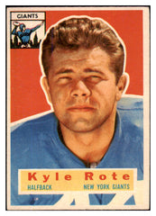 1956 Topps Football #029 Kyle Rote Giants GD-VG 491904