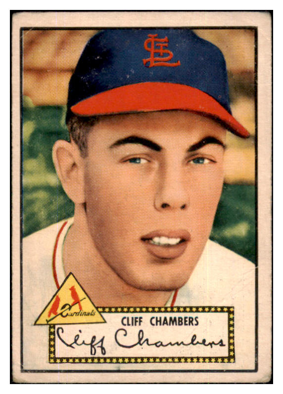 1952 Topps Baseball #068 Cliff Chambers Cardinals GD-VG Red 491908