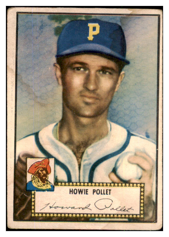 1952 Topps Baseball #063 Howie Pollet Pirates GD-VG Red 491910