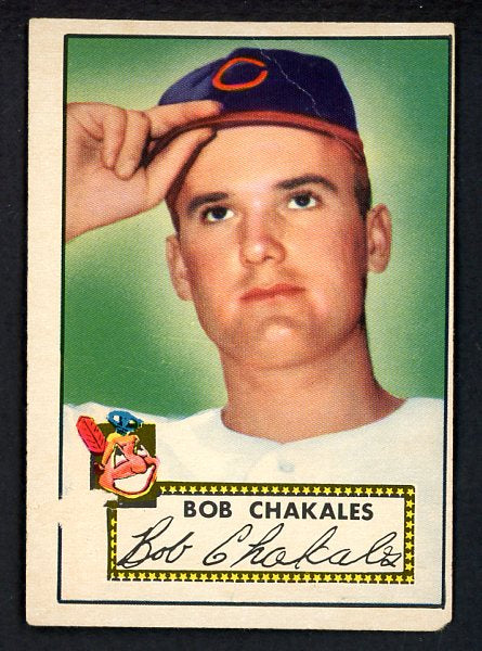 1952 Topps Baseball #120 Bob Chakales Indians GD-VG 491918