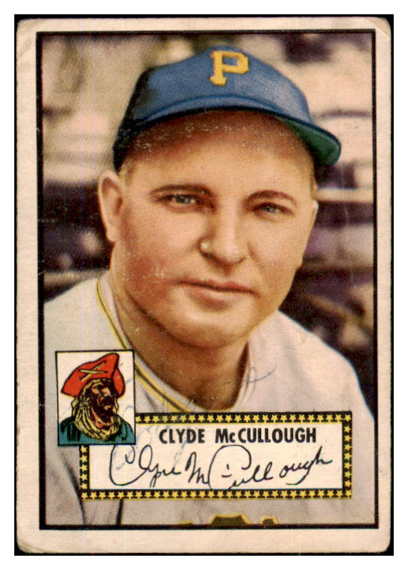 1952 Topps Baseball #218 Clyde McCullough Pirates GD-VG 491920