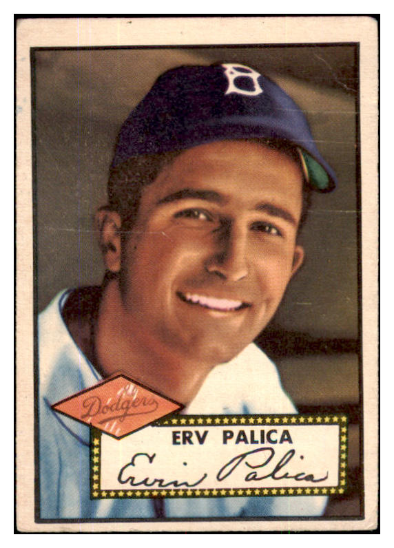 1952 Topps Baseball #273 Erv Palica Dodgers VG 491922