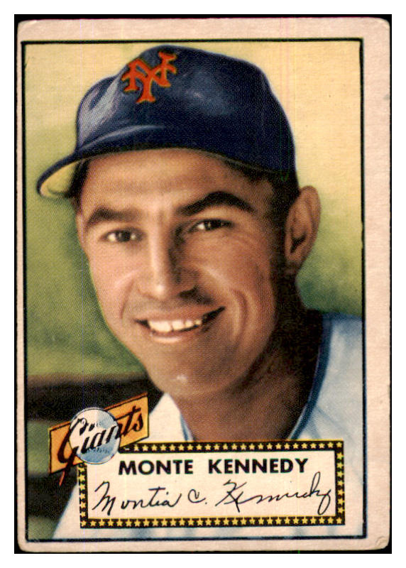 1952 Topps Baseball #124 Monte Kennedy Giants VG 491924