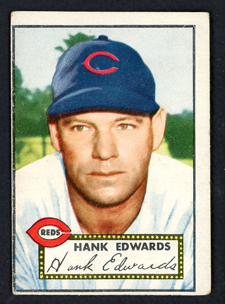 1952 Topps Baseball #176 Hank Edwards Reds VG 491925