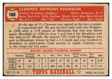 1952 Topps Baseball #188 Clarence Podbielan Dodgers PR-FR 491926