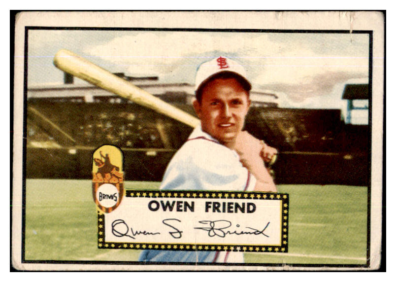 1952 Topps Baseball #160 Owen Friend Browns GD-VG 491942