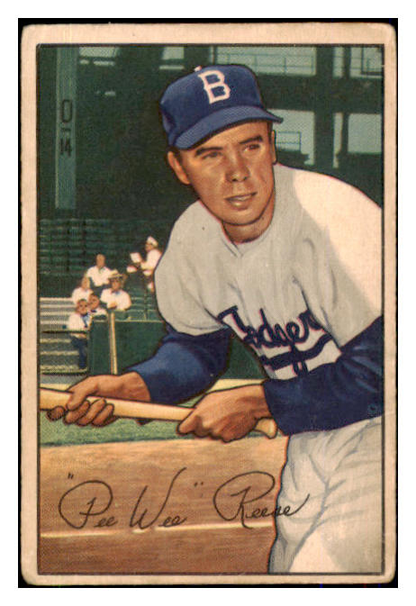 1952 Bowman Baseball #008 Pee Wee Reese Dodgers GD-VG 491949