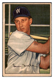 1952 Bowman Baseball #015 Sam Mele Senators VG-EX 491955