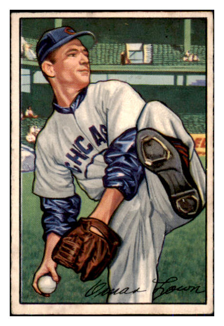 1952 Bowman Baseball #016 Turk Lown Cubs EX 491956