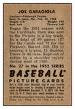 1952 Bowman Baseball #027 Joe Garagiola Pirates EX 491962