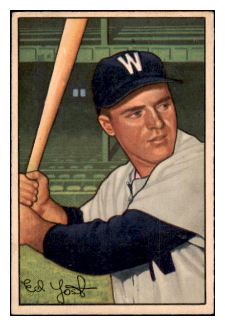 1952 Bowman Baseball #031 Eddie Yost Senators EX-MT 491965