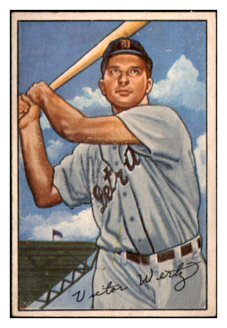1952 Bowman Baseball #039 Vic Wertz Tigers EX 491970