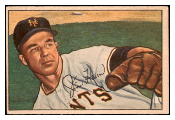 1952 Bowman Baseball #049 Jim Hearn Giants EX 491977