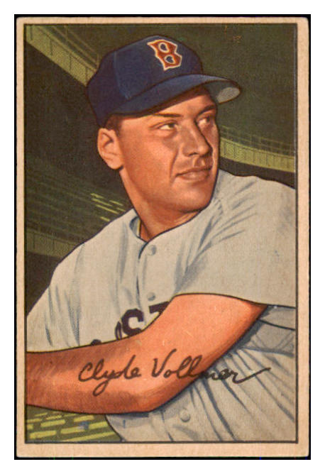 1952 Bowman Baseball #057 Clyde Vollmer Red Sox EX 491982