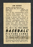 1952 Bowman Baseball #068 Jim Busby White Sox EX 491987