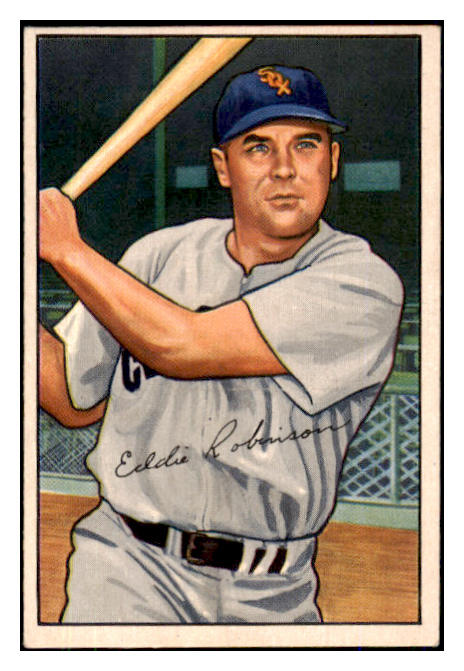 1952 Bowman Baseball #077 Eddie Robinson White Sox EX-MT 491990