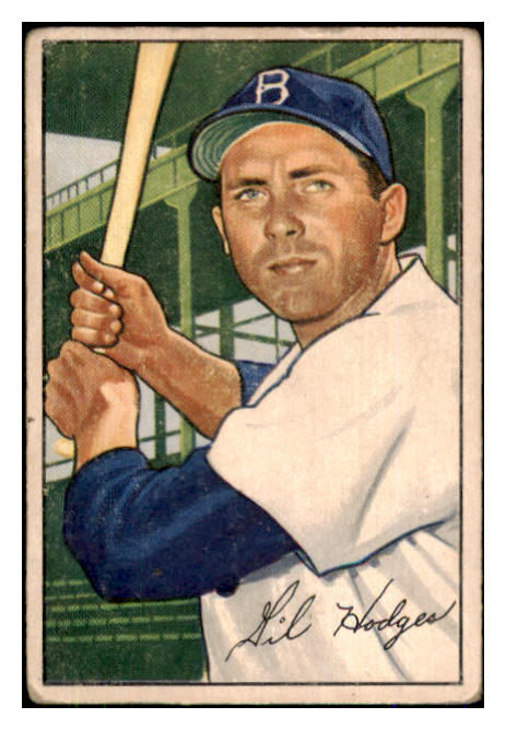 1952 Bowman Baseball #080 Gil Hodges Dodgers VG 491995